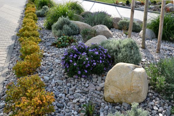 Decorative Rock Installation in Redwood City