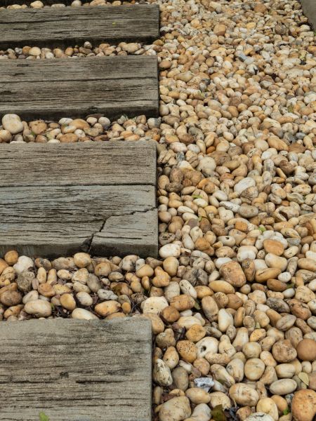 Pea Rock Installation in Redwood City